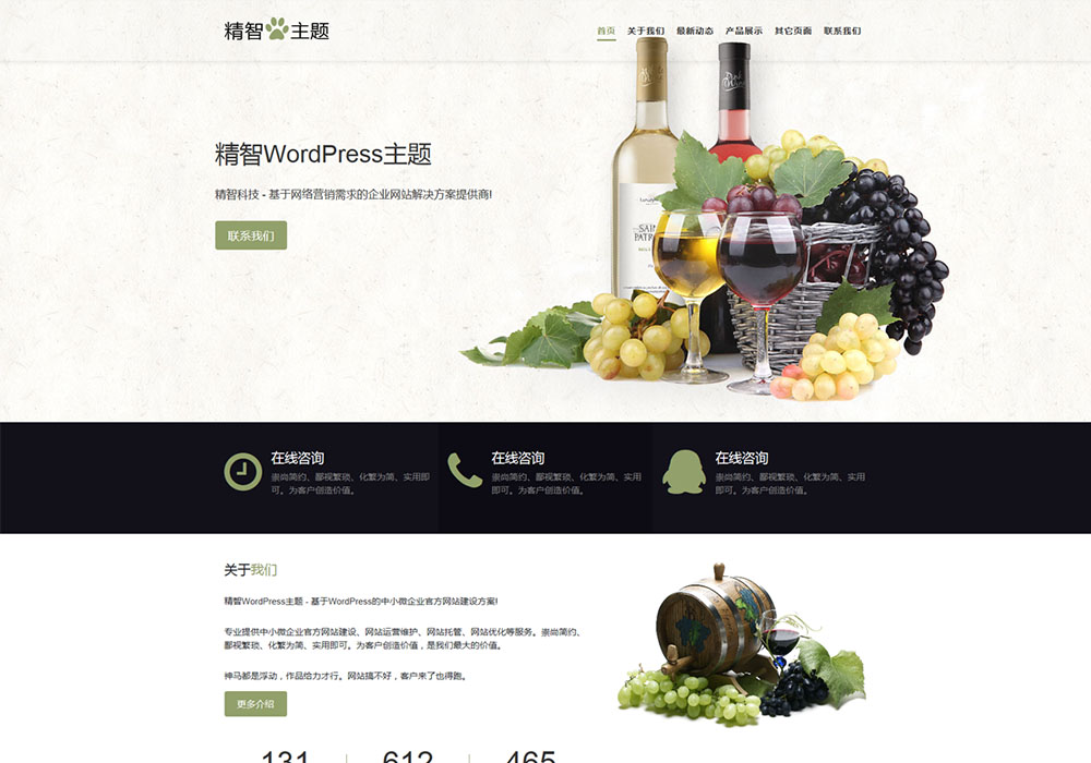 wordpress紅酒主題