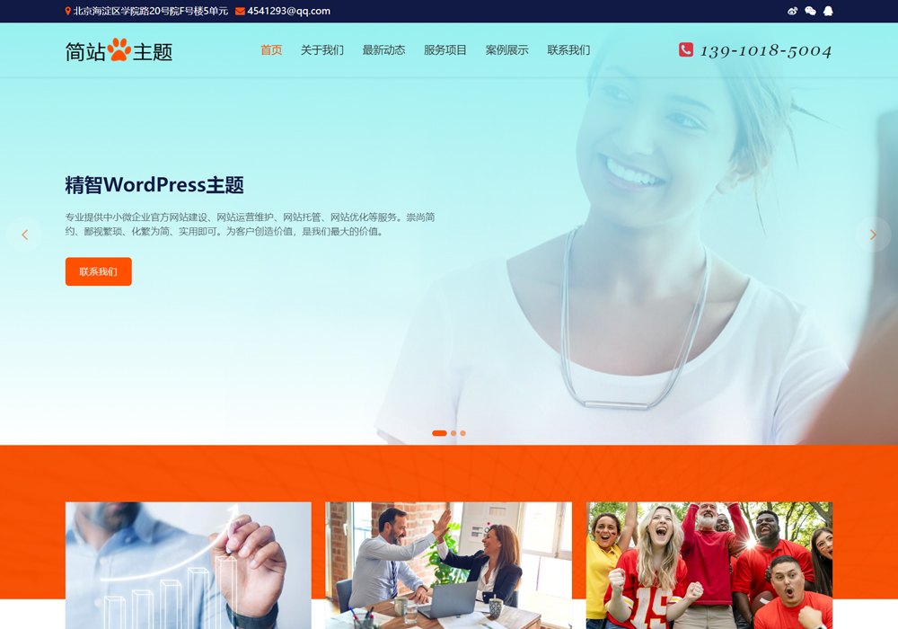 咨詢服務(wù)WordPress主題模板